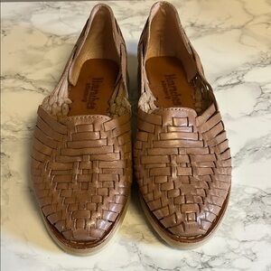 Brown Leather Huaraches